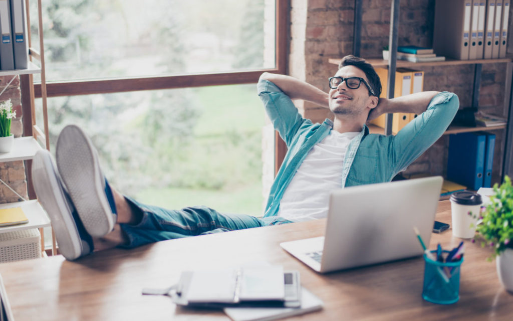Taking breaks is focus of this image, while solving Homework and Assignments