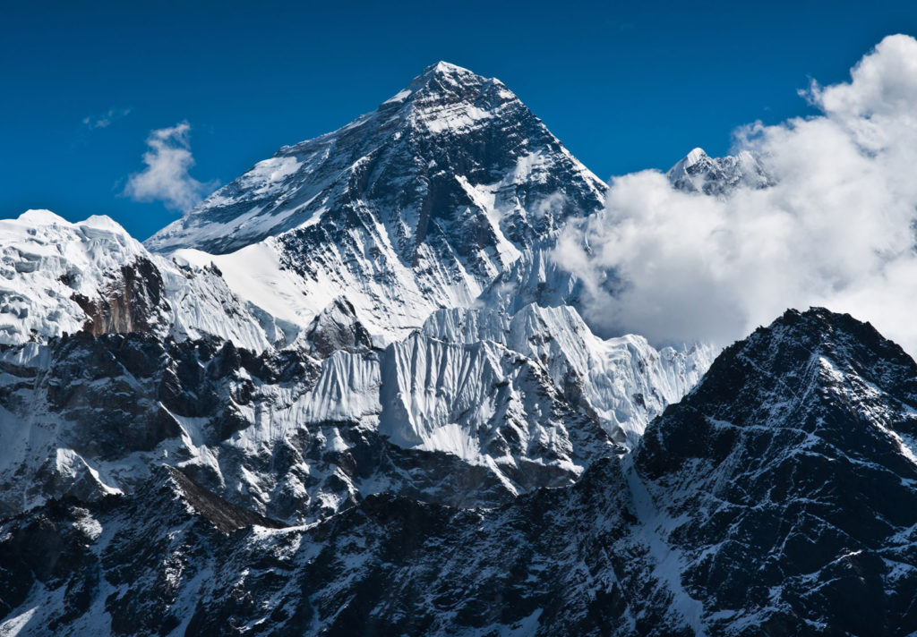 Mount Everest the tallest peak in the world