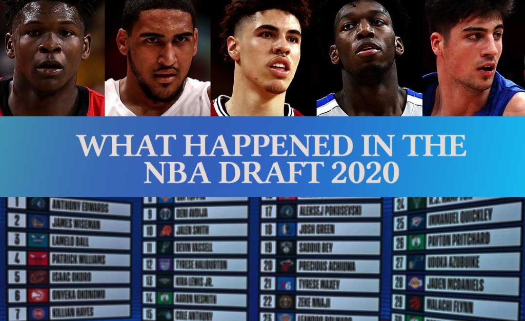 What happened in the NBA draft 2020