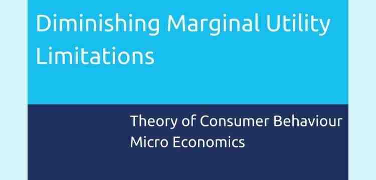 Limitations of the law of DMU | Theory of Consumer Behaviour | CA CPT | CS  & CMA Foundation