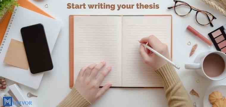 Start writing your thesis