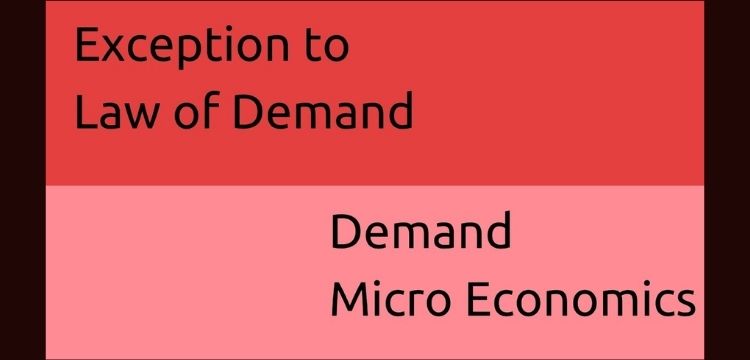 Exceptions to demand