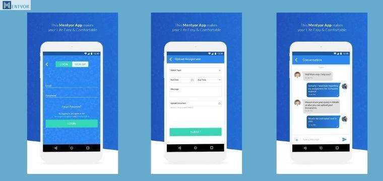 Mentyor Android app assignment help