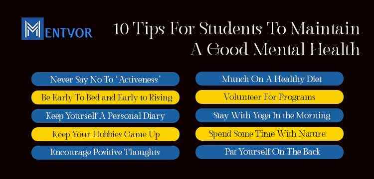 10 Tips For Students To Maintain A Good Mental Health