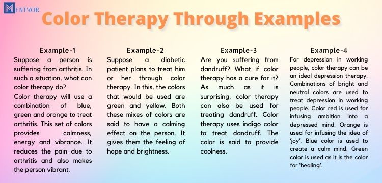 Color Therapy Through Examples