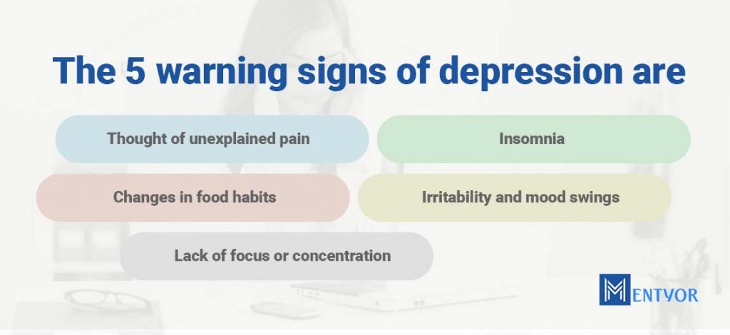 5 warning signs of depression