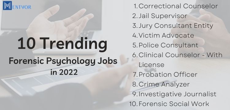 10 Trending Forensic Psychology Jobs in 2022