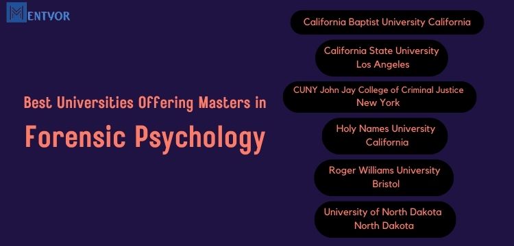 Universities Offering Masters in Forensic Psychology